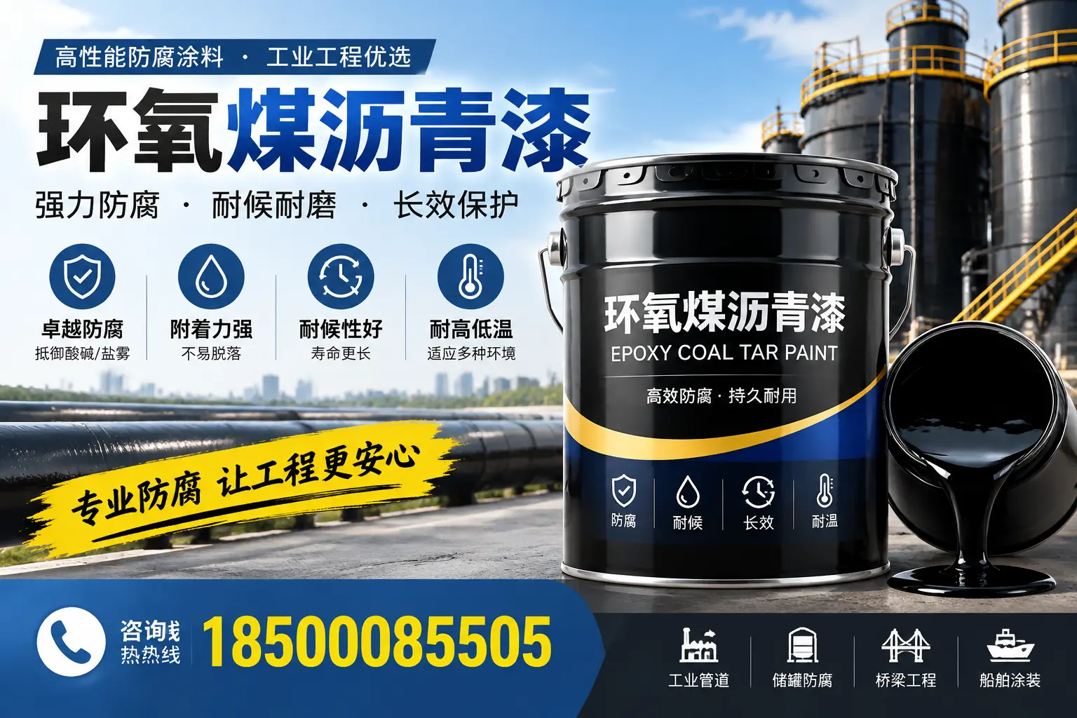 环氧煤沥青漆的施工方法与注意事项,确保在宝鸡顺利完成
