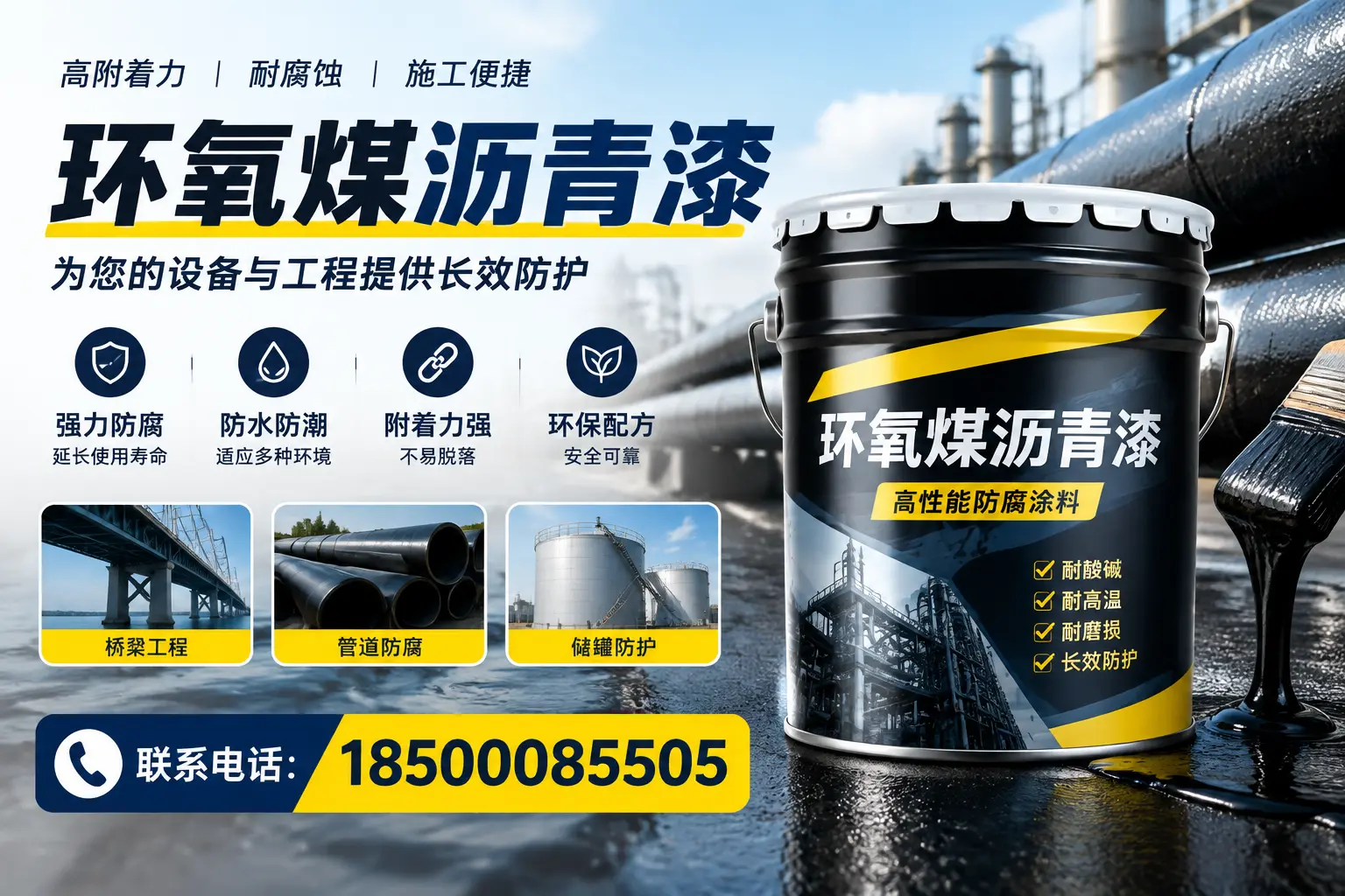 环氧煤沥青漆与其他涂料的对比分析，助力宝鸡企业决策