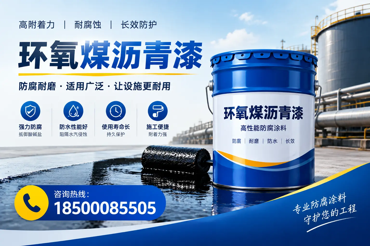 环氧煤沥青漆与其他涂料的对比分析，助力宝鸡企业决策